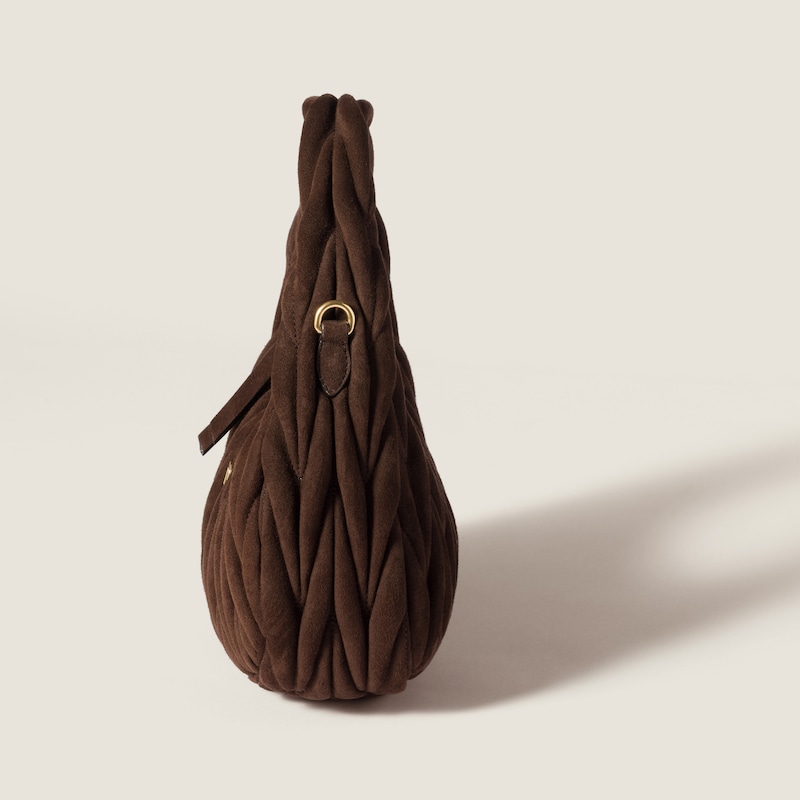 Wander Tasche aus Matelassé-Wildleder