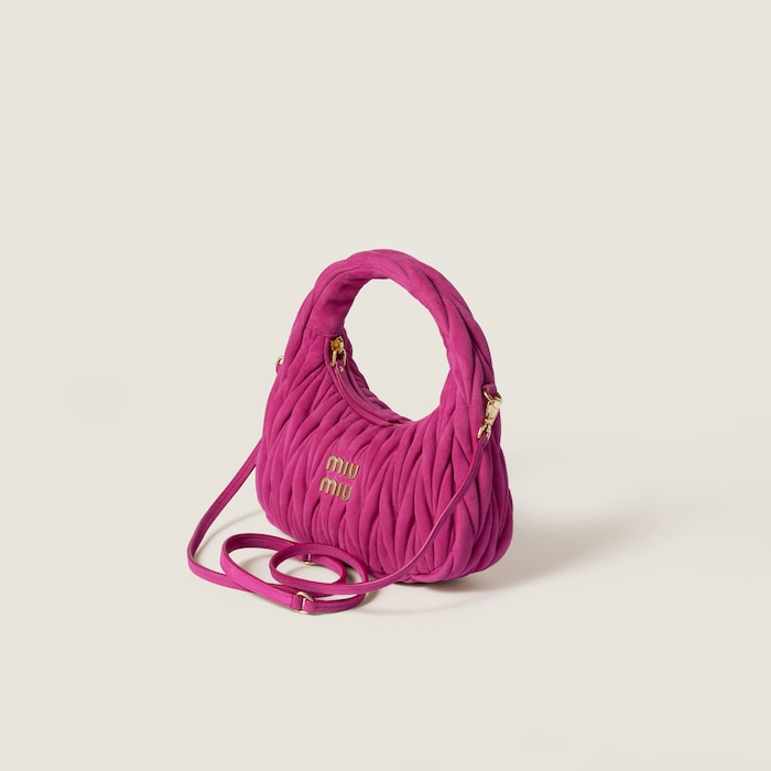【魅力的な存在感】MIUMIUキルティングナッパ製Arcadie バッグ Miu Miu Arcadie バッグ | ブラック | FARFETCH JP
