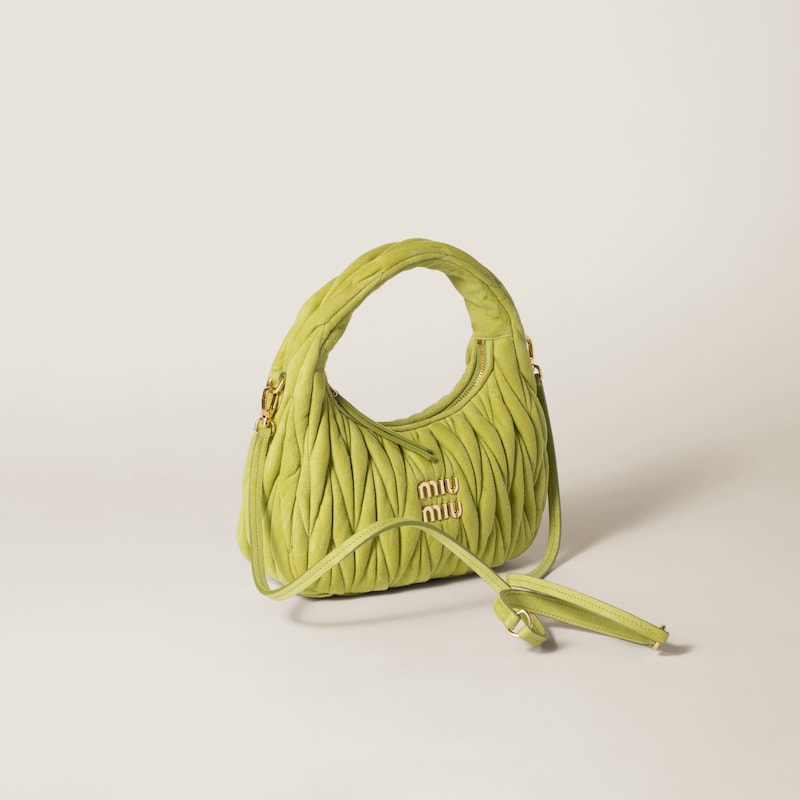 Wander Matelassé绒面皮革手袋