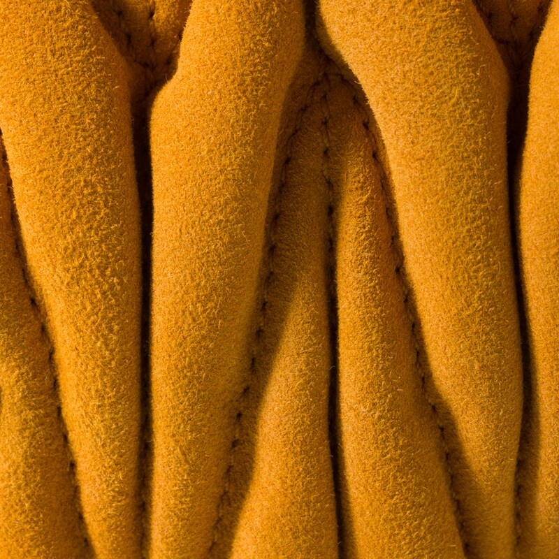 Wander matelassé suede bag