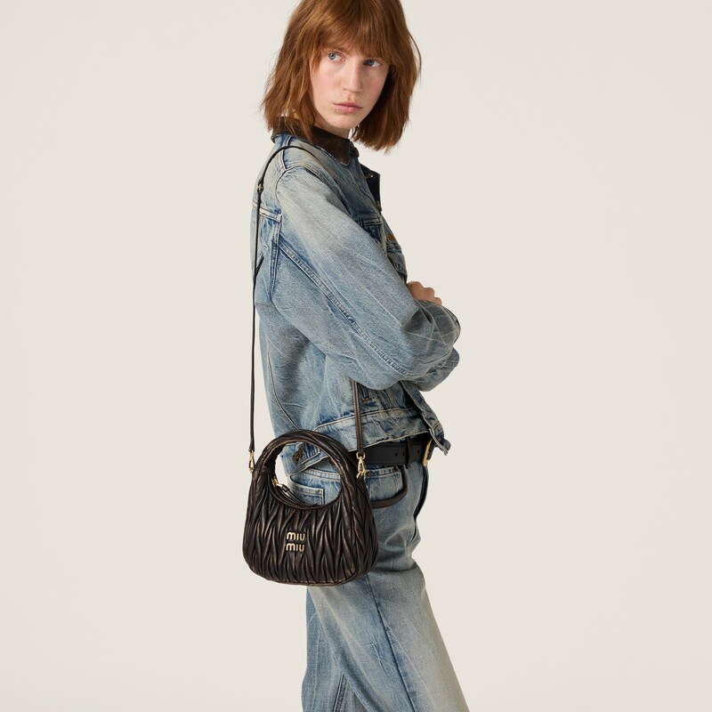 حقيبة Wander من جلد نابا ماتلاسي