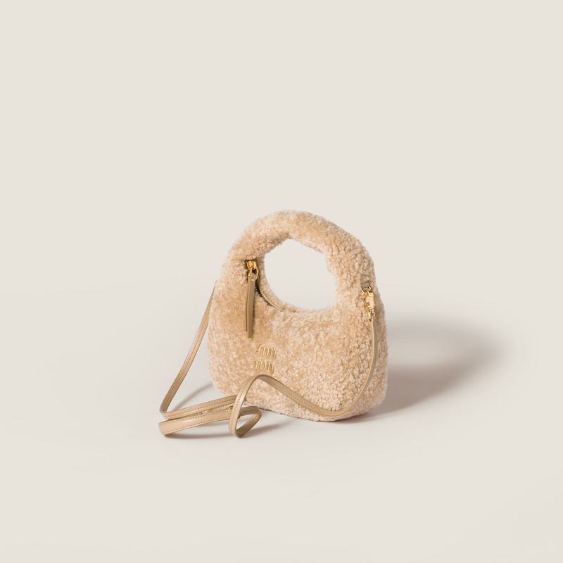 Wander shearling bag