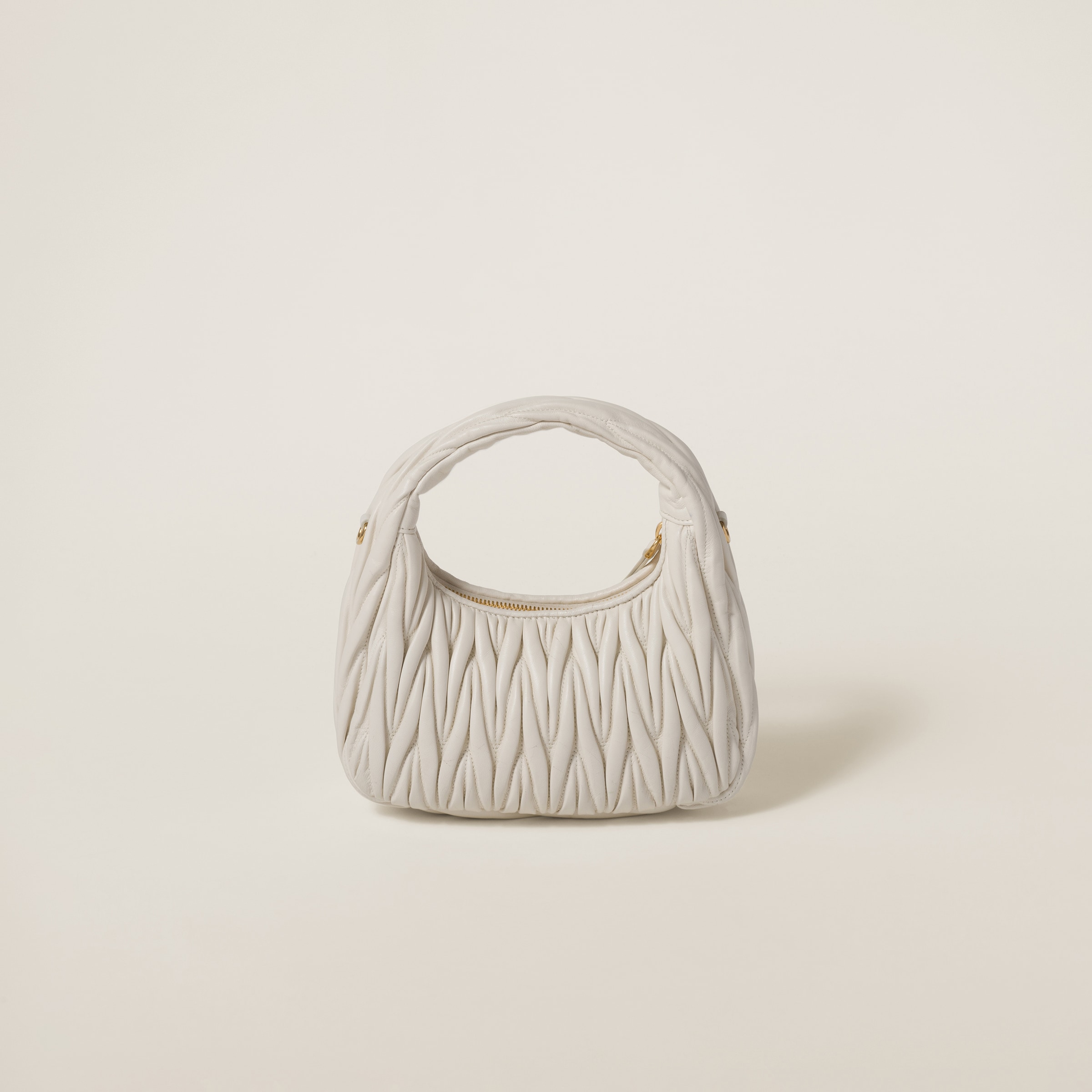 Miu Miu Single-handle Handbag In White