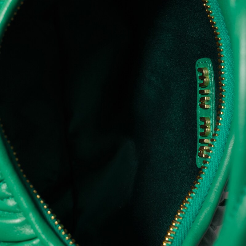 Wander matelassé nappa leather hobo bag