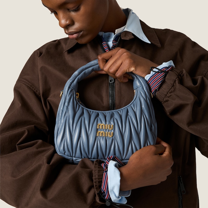Bolso hobo Wander de napa Matelassé