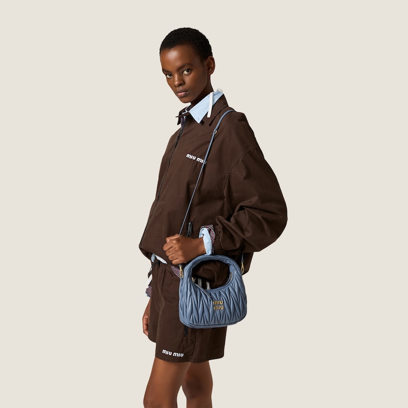 Bolso hobo Wander de napa Matelassé