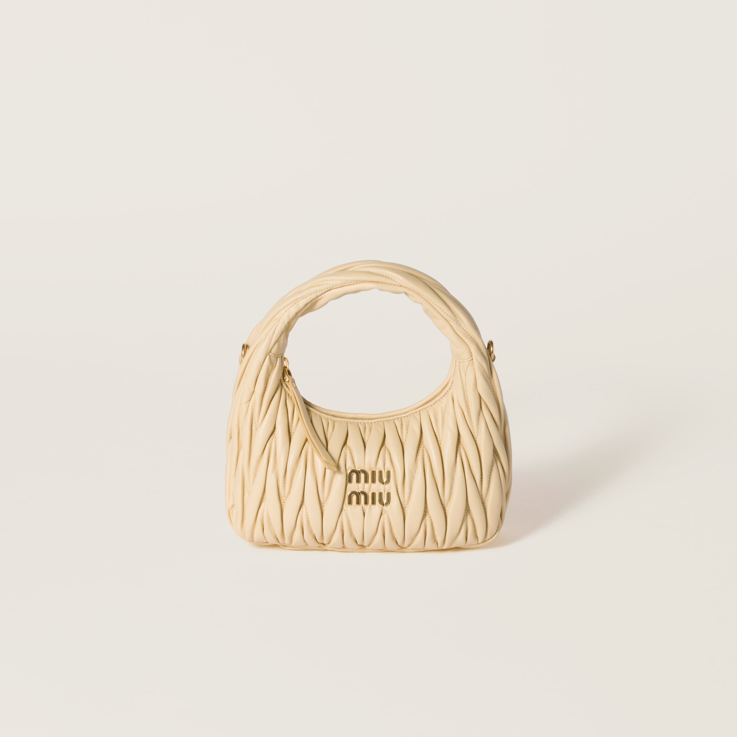 Wander matelassé nappa leather hobo bag - Collection