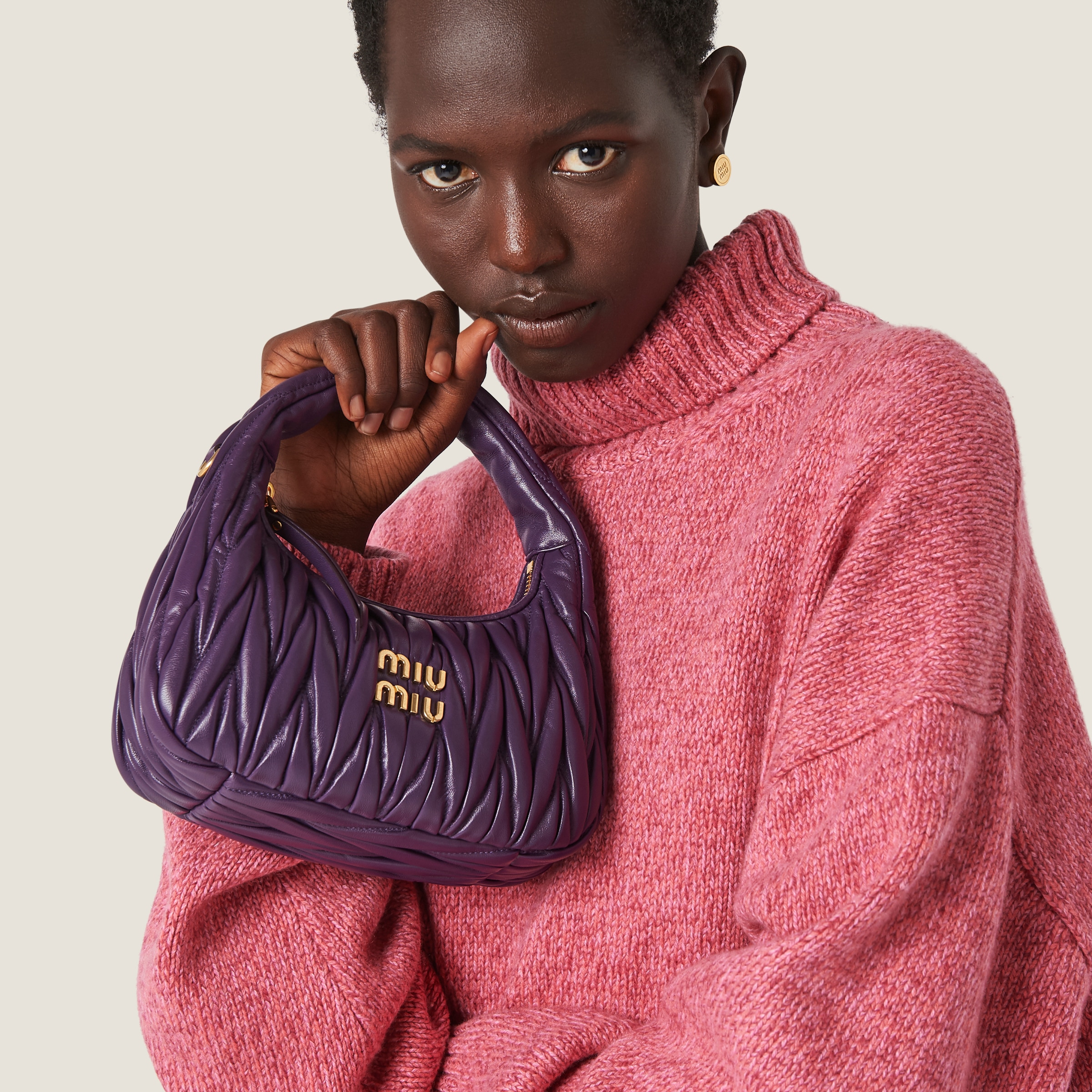 Miu miu purple bag 2025