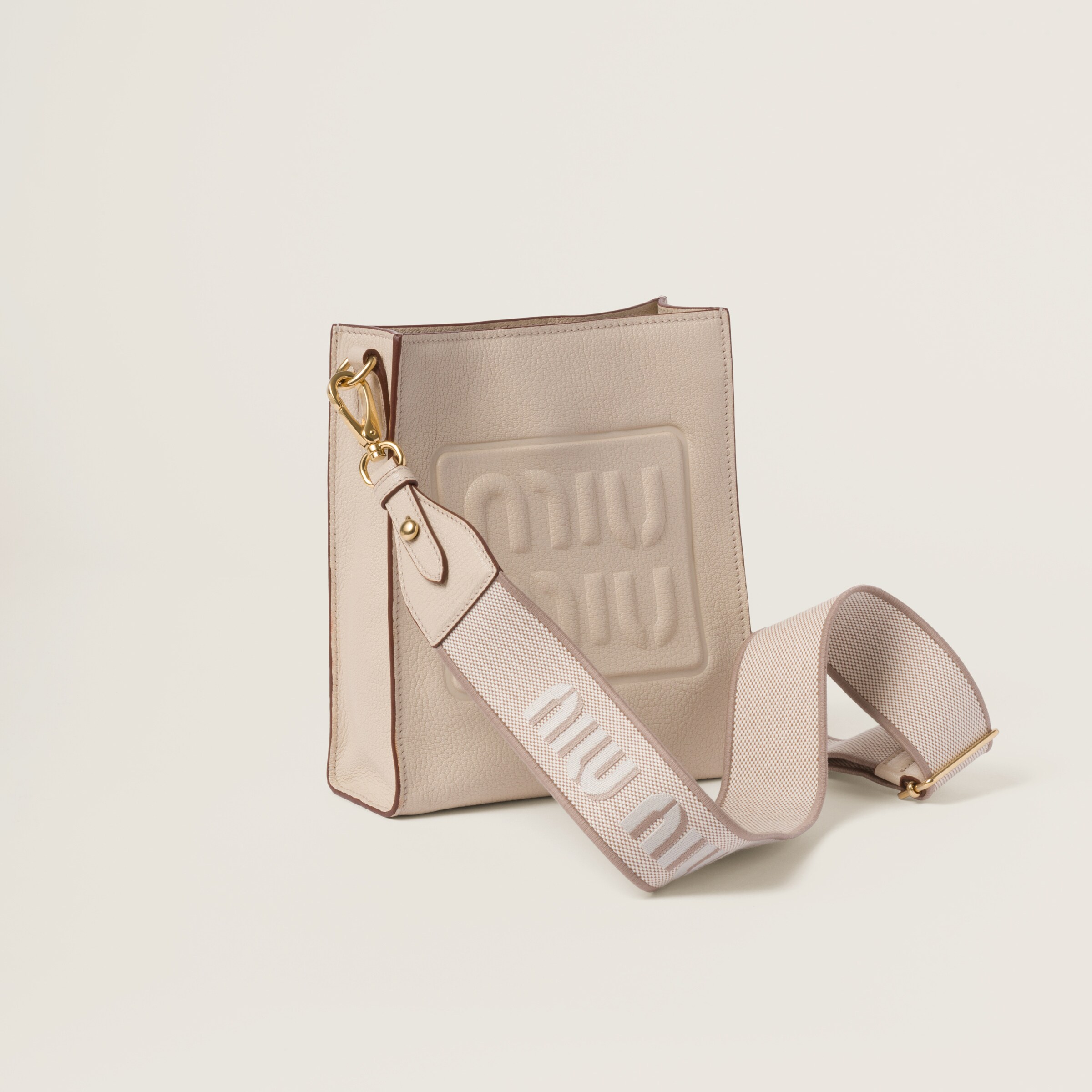 ナチュラル マドラスレザー ショルダーバッグ | Miu Miu