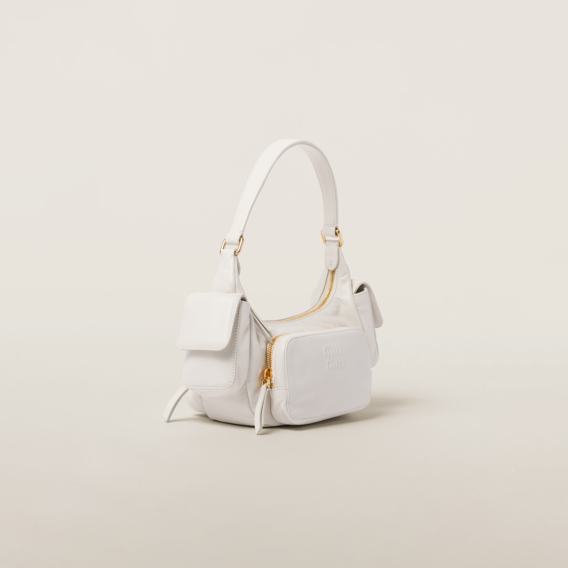 Miu Miu Cedar nappa leather Pocket shoulder bag