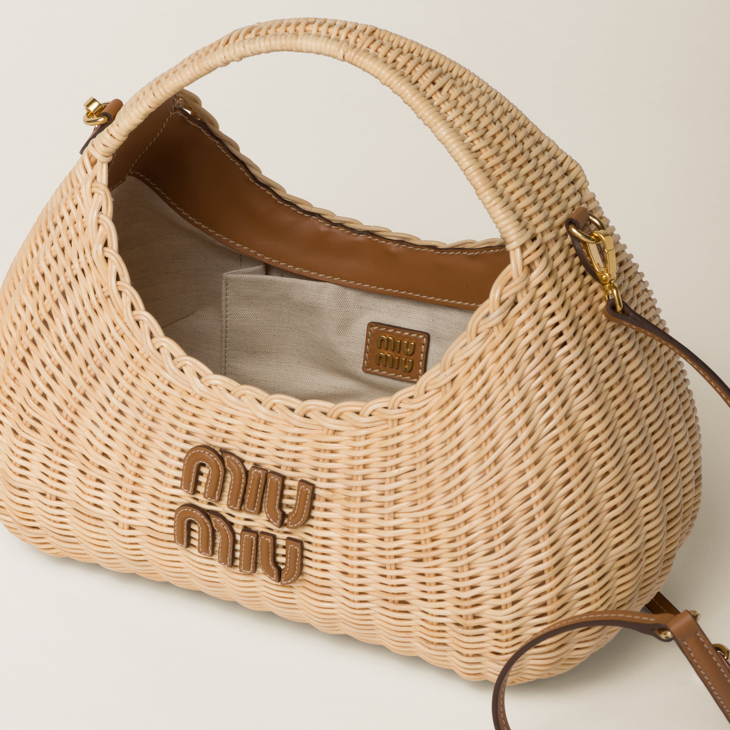 Miu miu wicker bag new arrivals