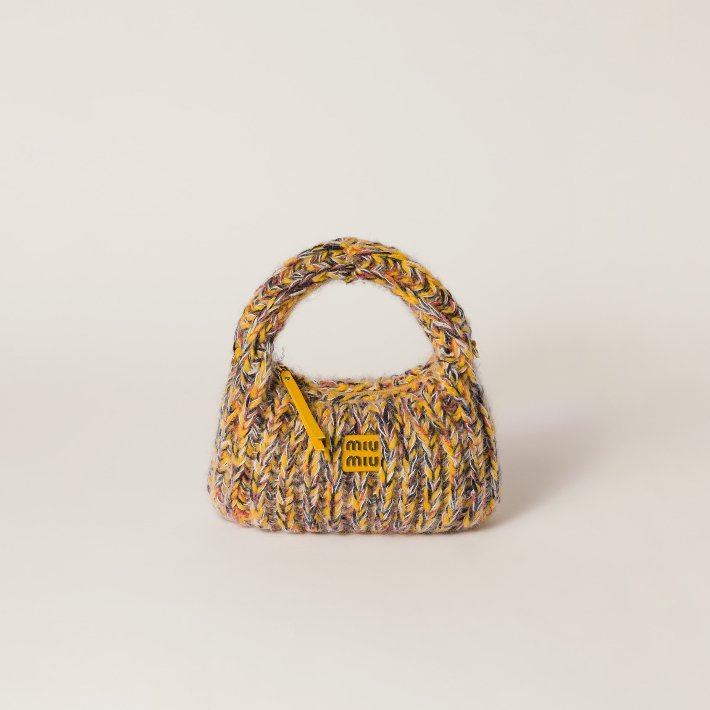 Wander knit wool bag