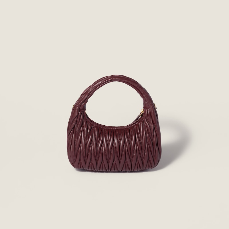 Sac hobo Wander en cuir nappa matelassé