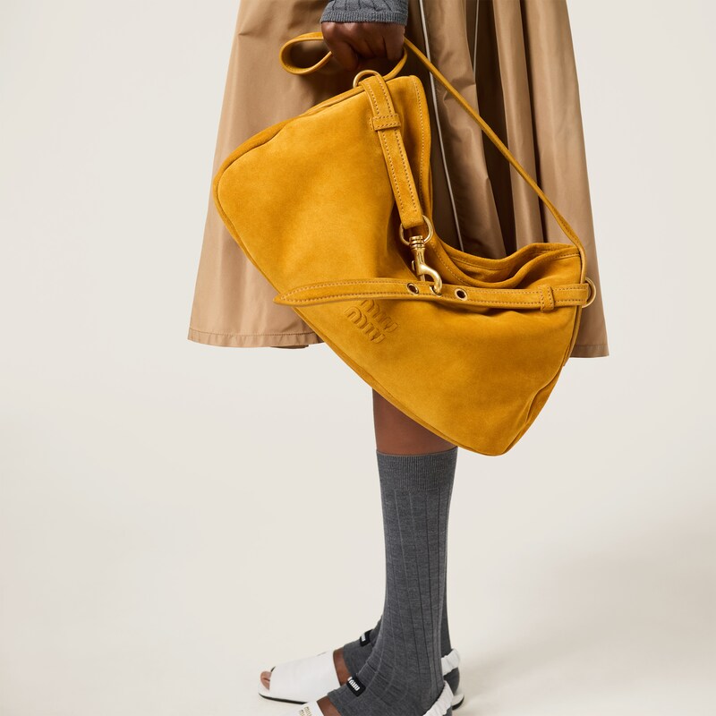 Aventure绒面皮革手袋