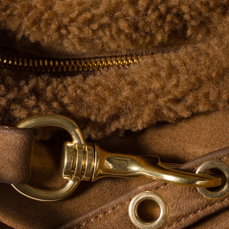 Aventure shearling bag