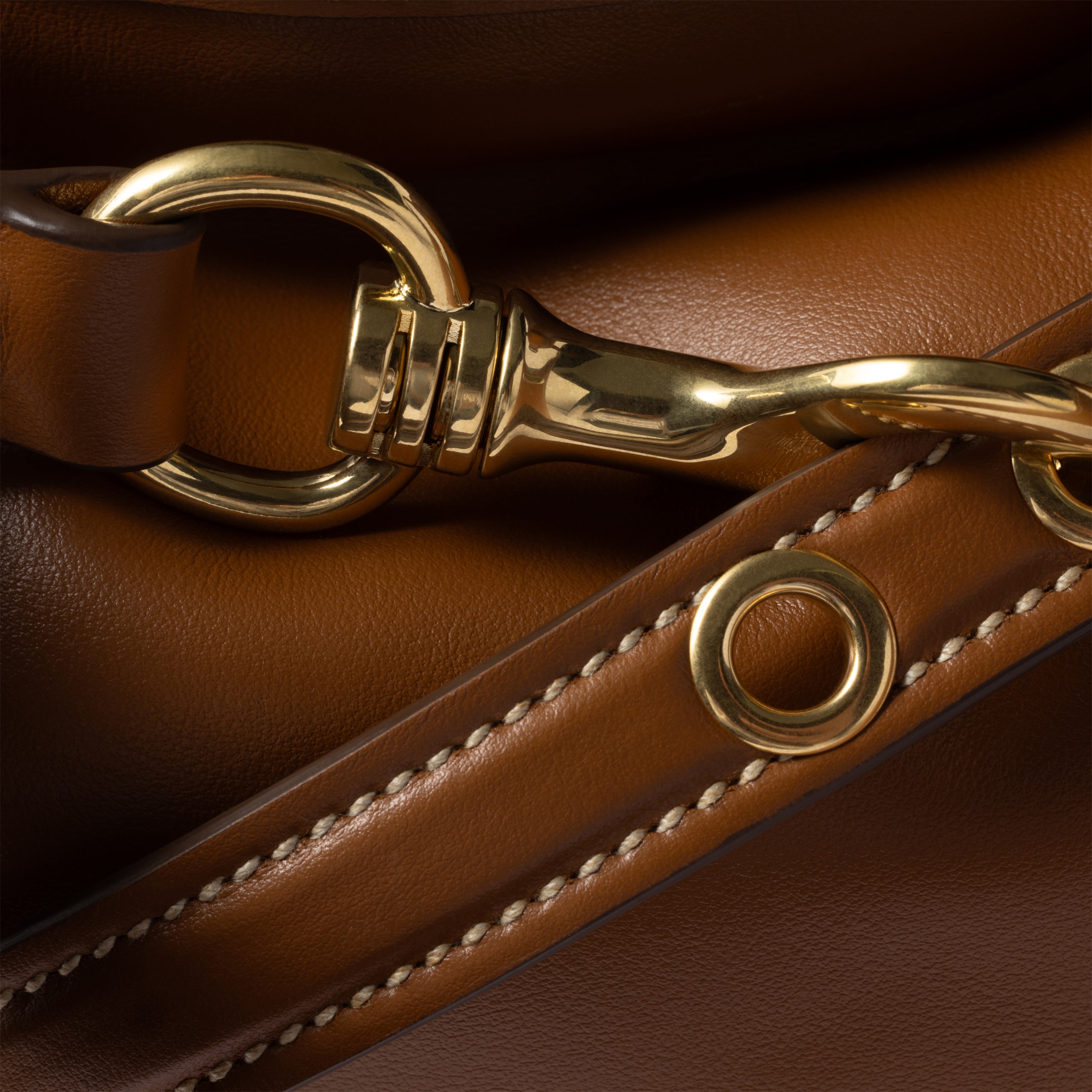 Cognac Aventure Leather Bag | Miu Miu