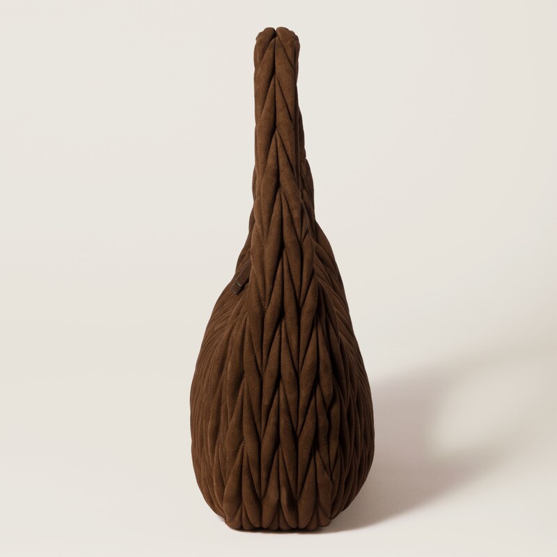 Sac Wander en suède matelassé