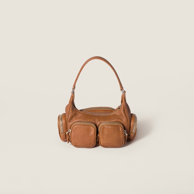 Pocket nappa leather bag