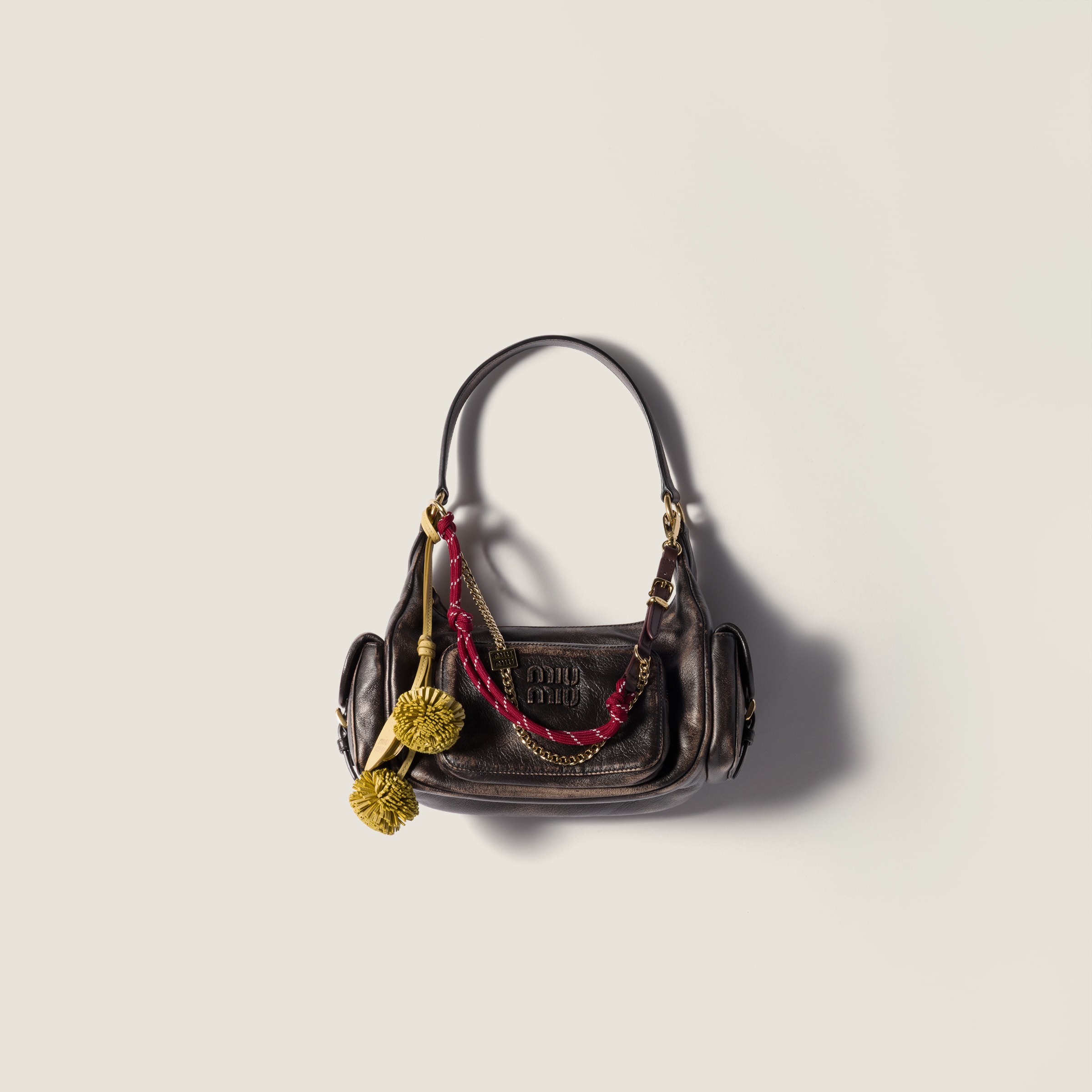 Coffee Pocket Nappa Leather Bag | Miu Miu