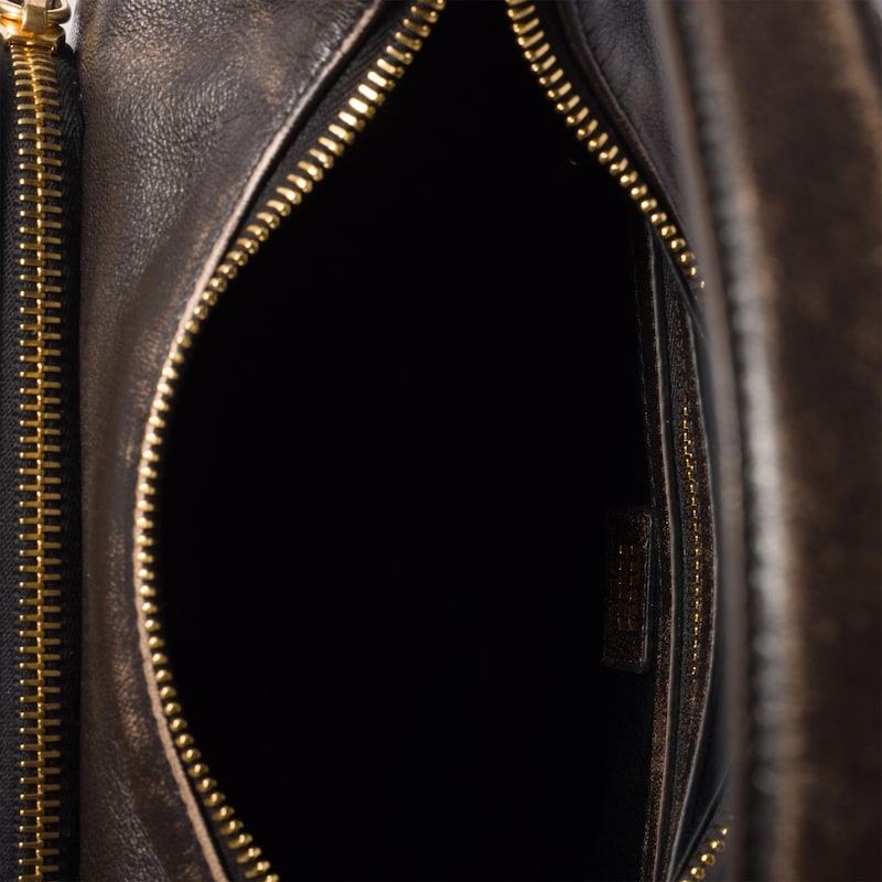 Pocket nappa leather bag