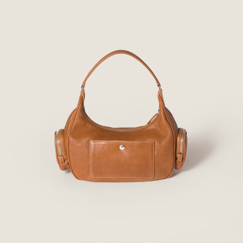 Pocket nappa leather bag