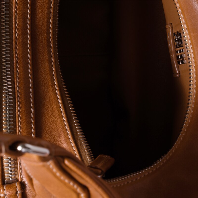 Pocket nappa leather bag