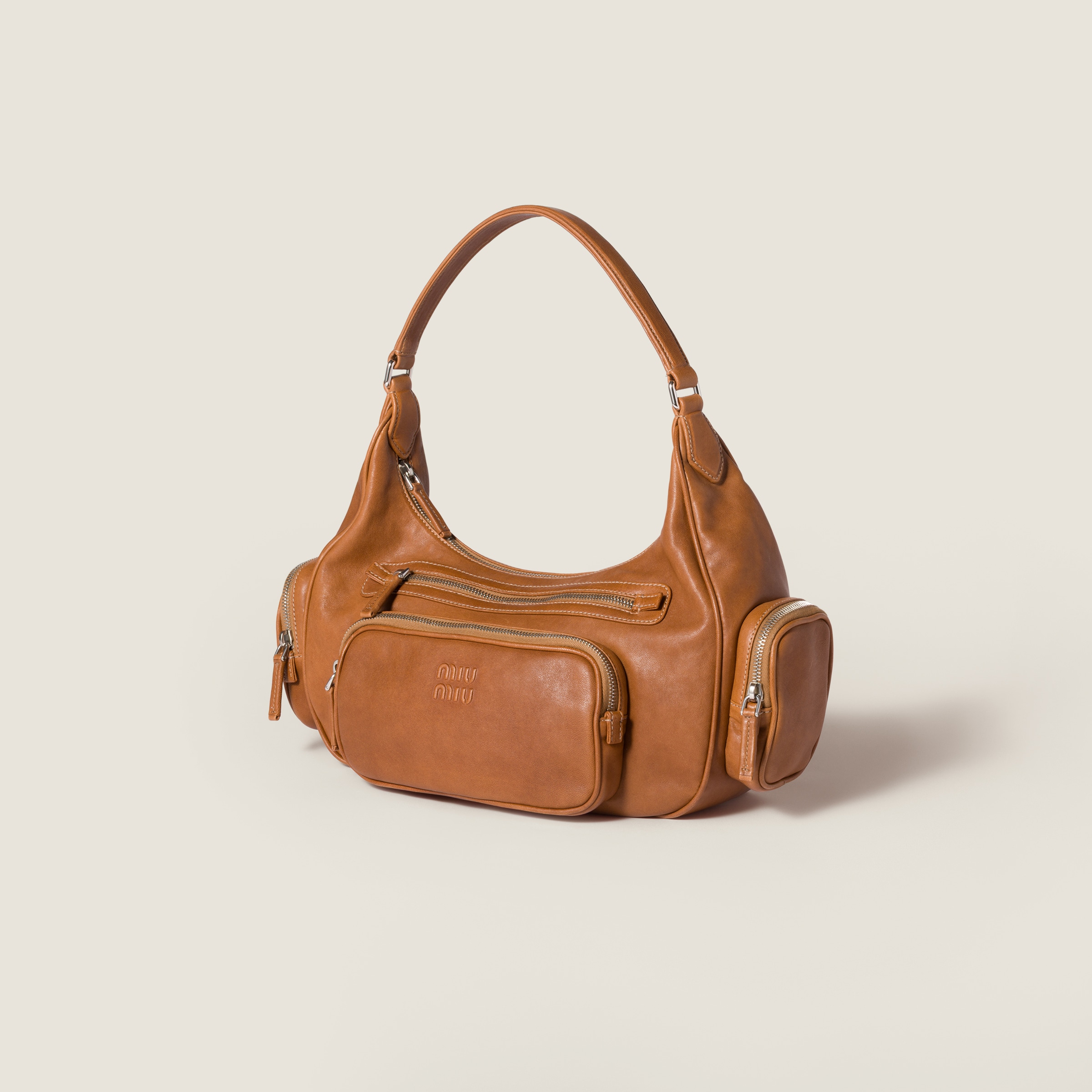 Miu Miu Pocket Nappa Leather Bag