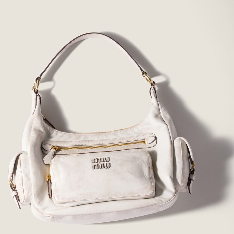 Pocket nappa leather bag