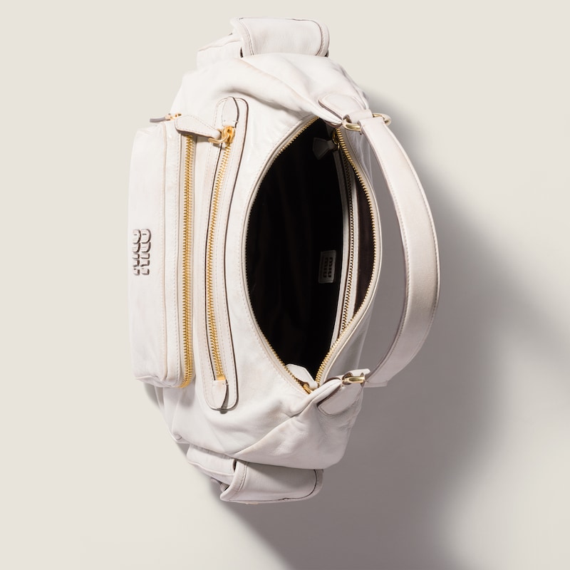 Pocket nappa leather bag