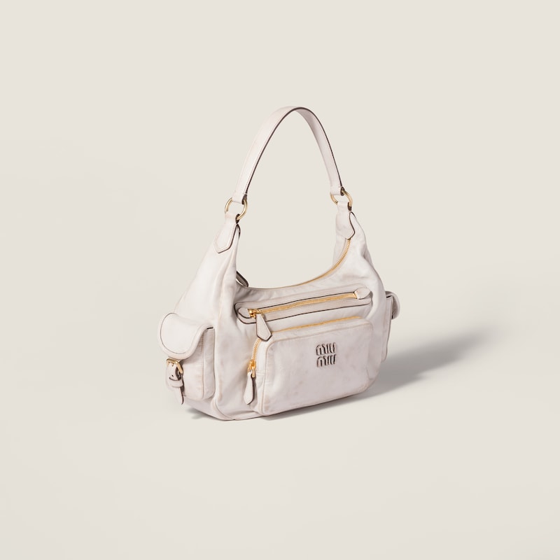 Pocket nappa leather bag