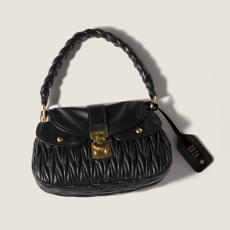 Coffer matelassé leather bag