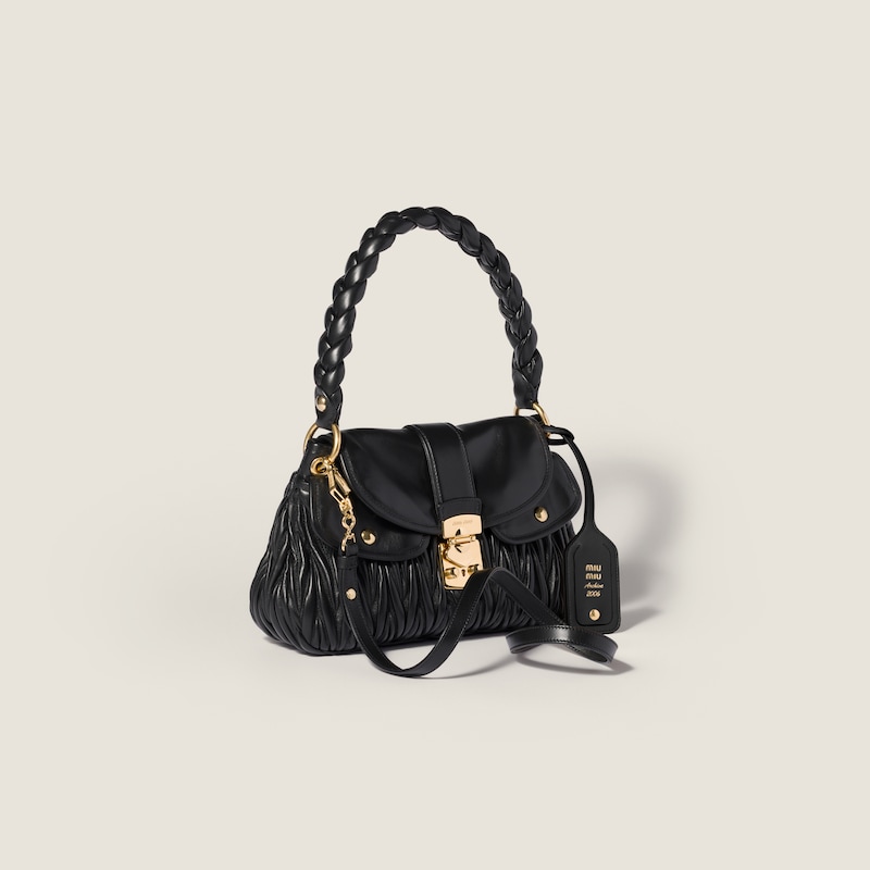 Coffer matelassé leather bag