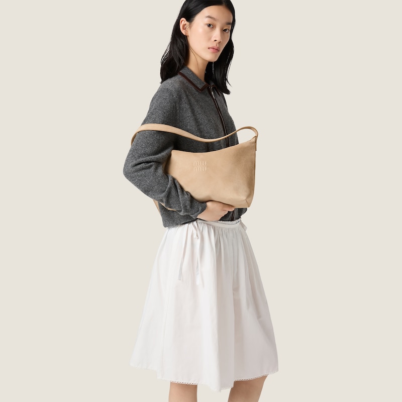 Suede bag