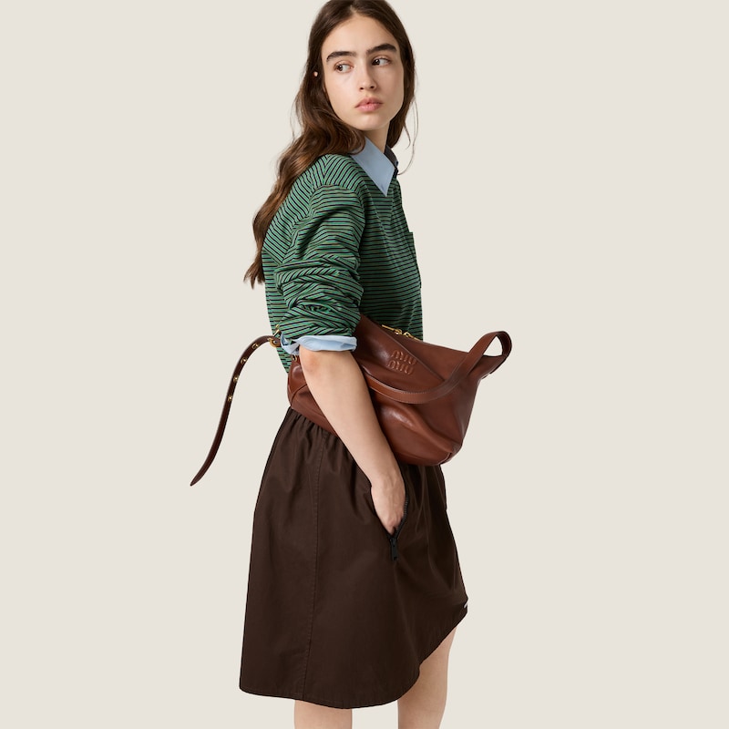 Bolsa Spirit em couro napa