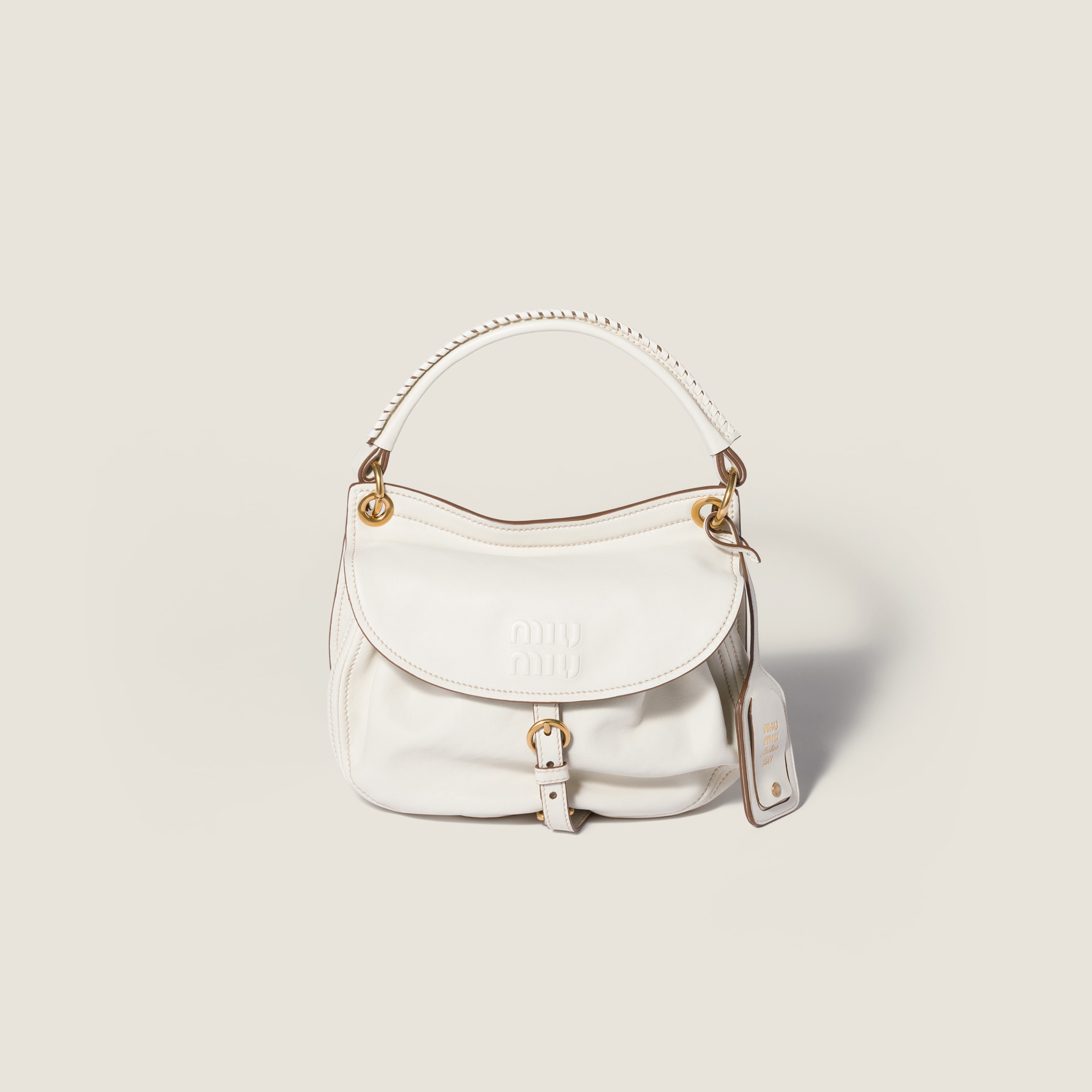Miu Miu Rendez-vous nappa leather bag