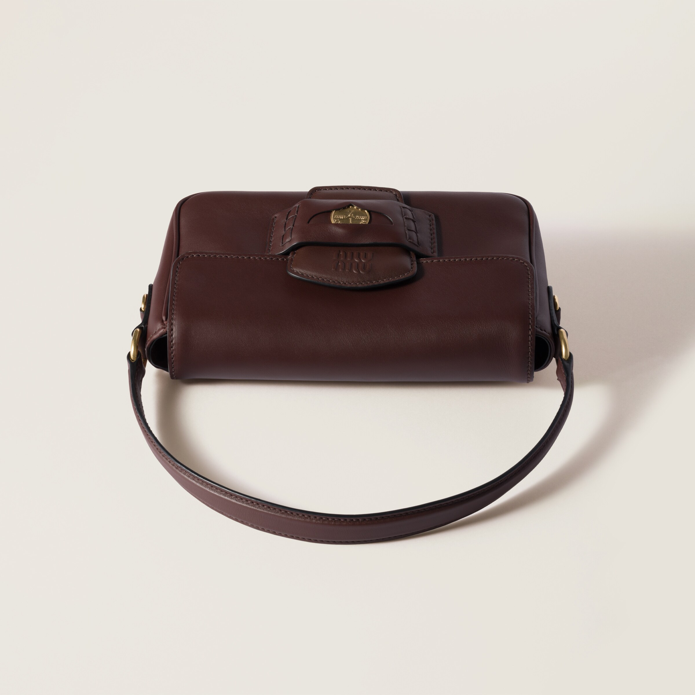 Briarwood Penny Leather Bag | Miu Miu