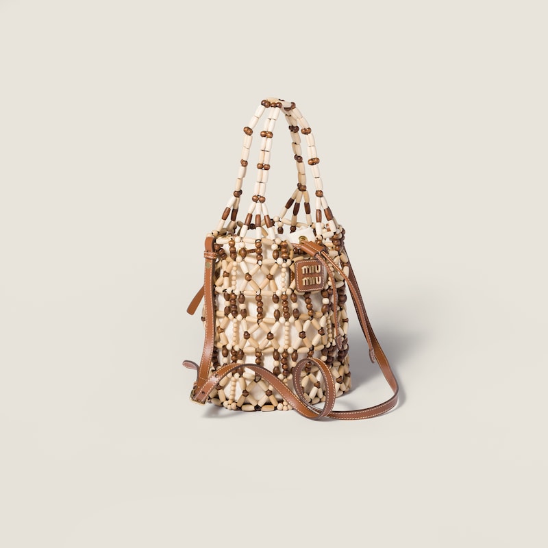 Mesh bucket bag