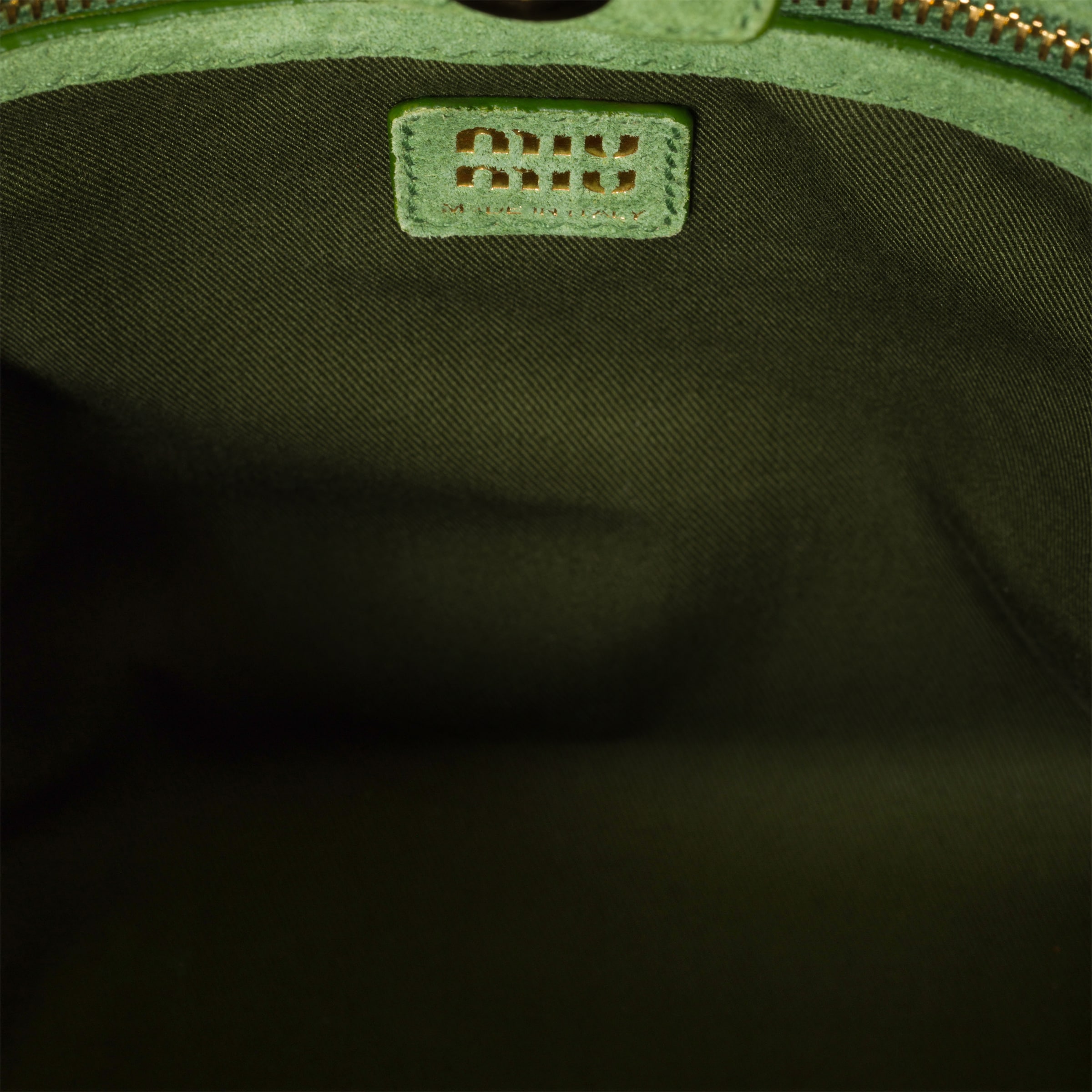 Miu Miu Leather Bucket Bag