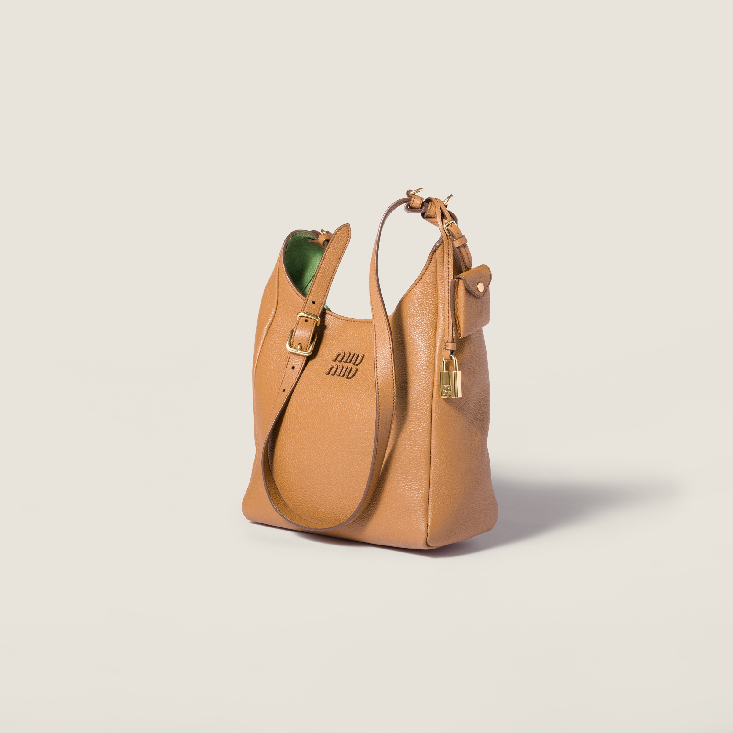 Miu Miu Leather Bucket Bag