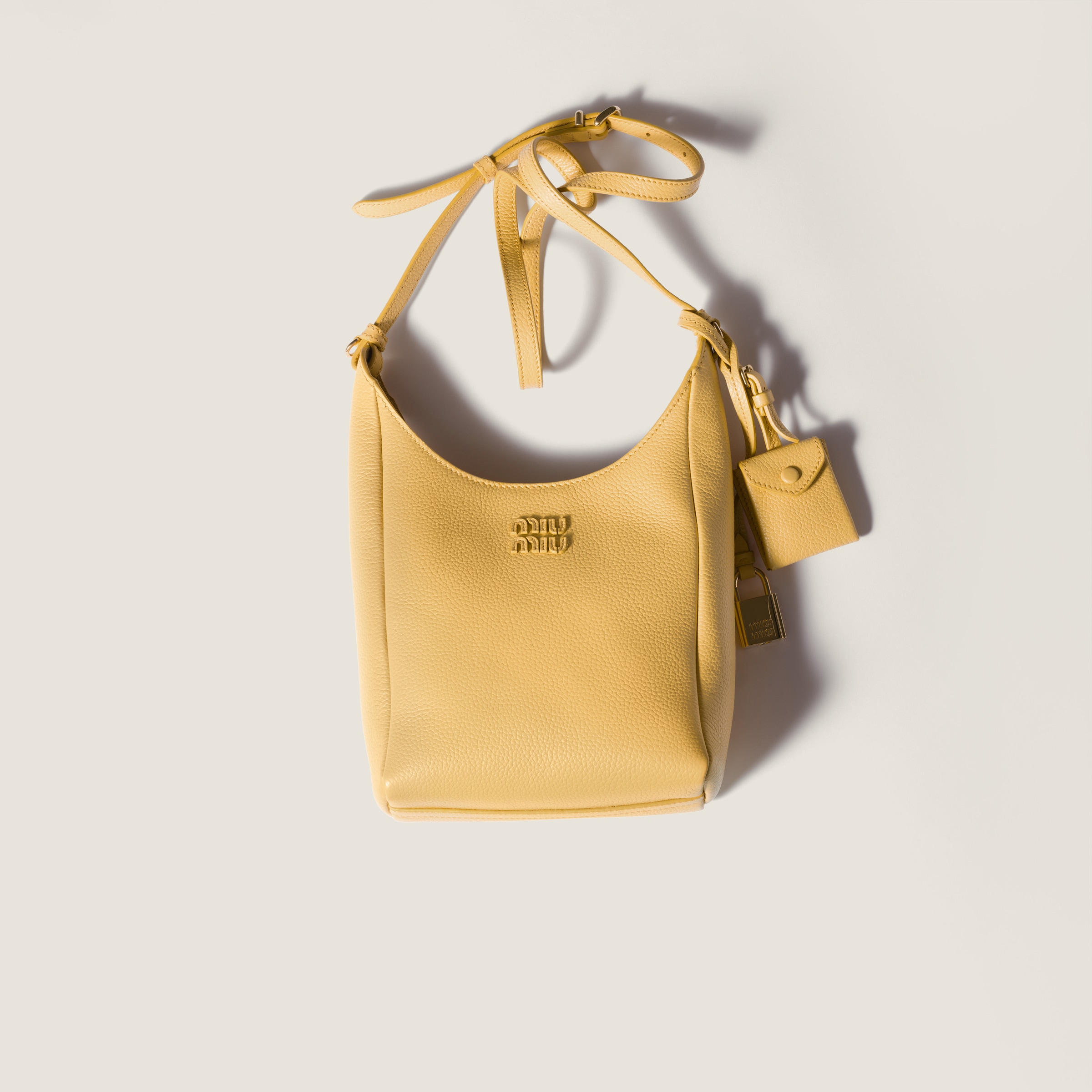 Miu Miu Leather Bucket Bag
