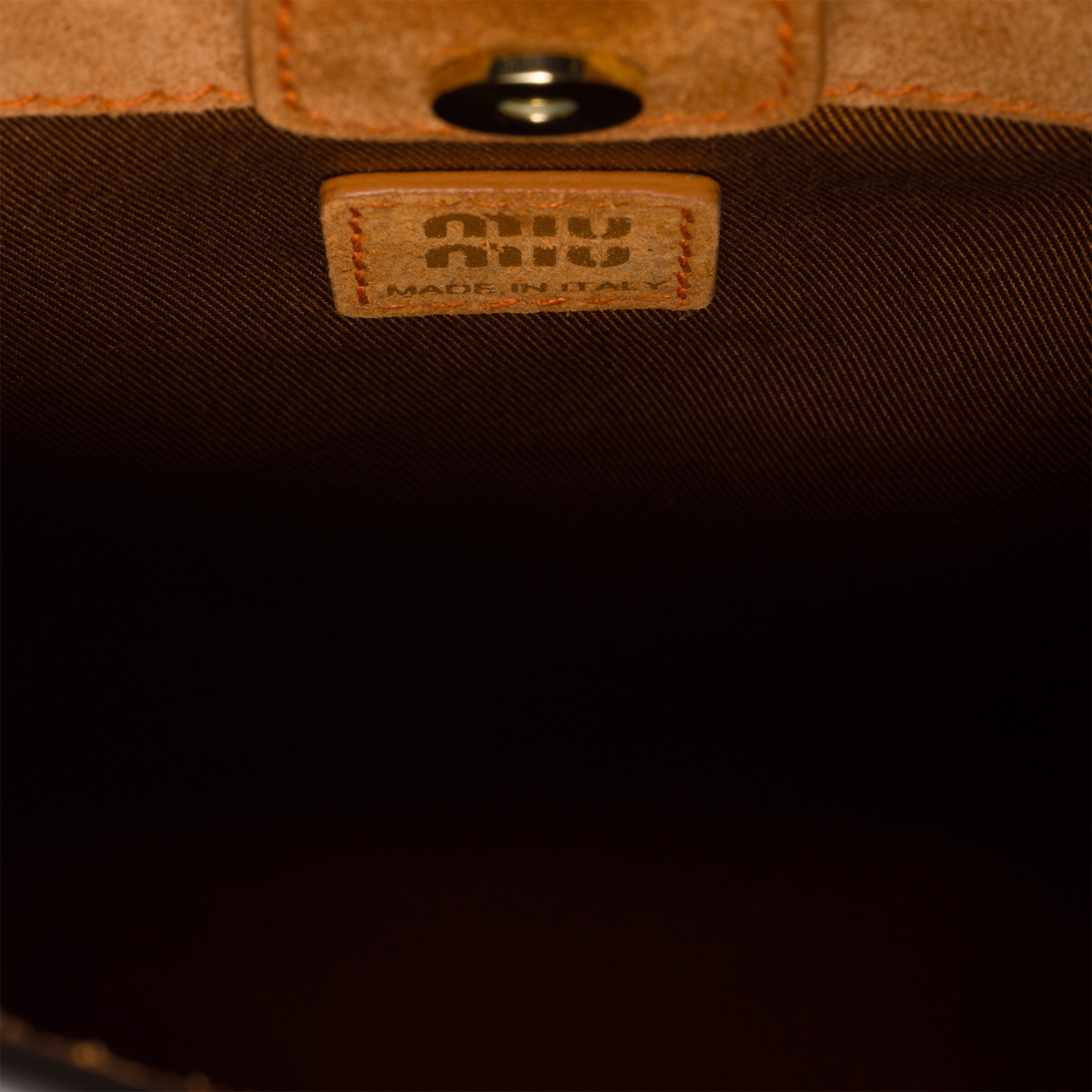 Miu Miu Leather Bucket Bag
