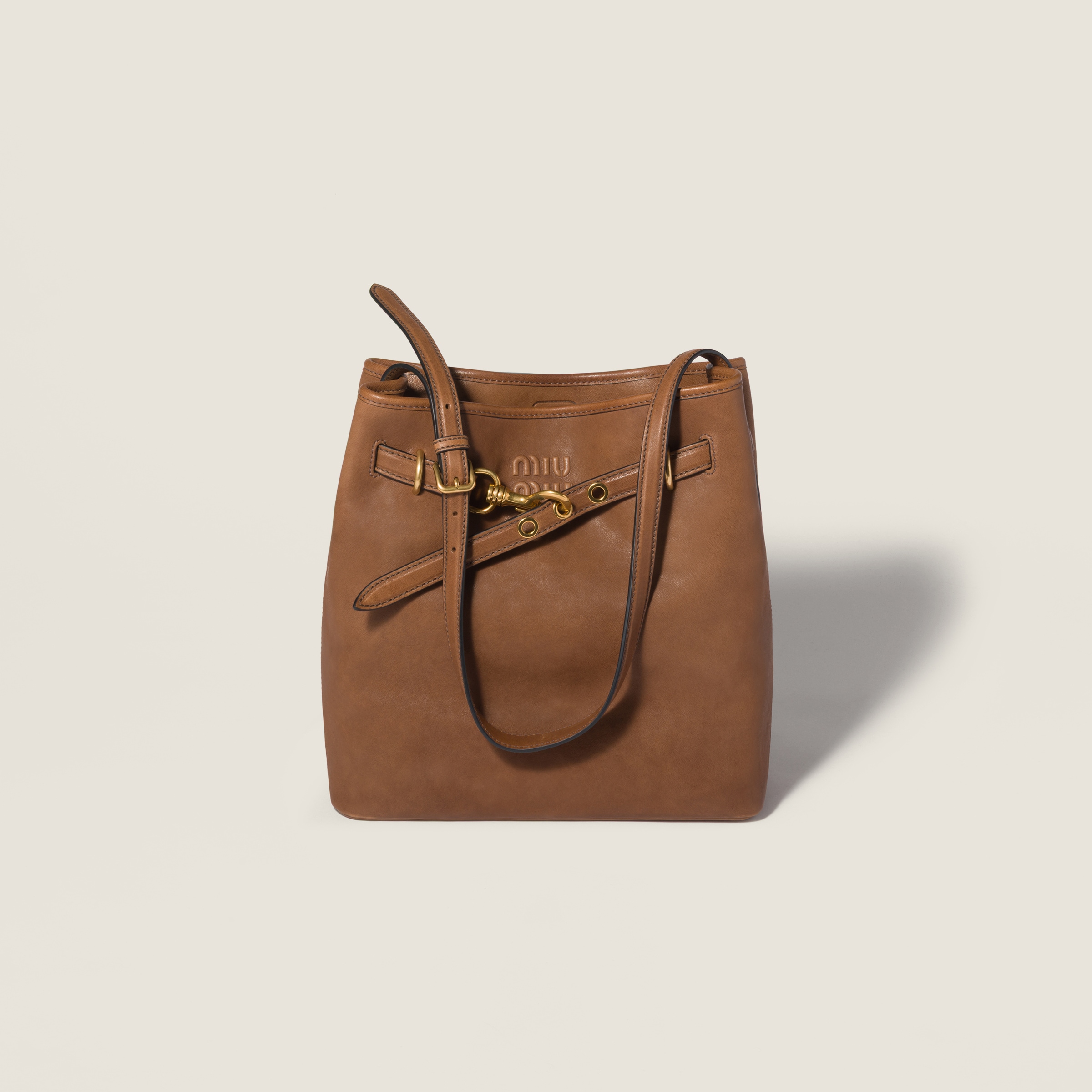 Aventure nappa leather bucket bag from Miu Miu - $3,500