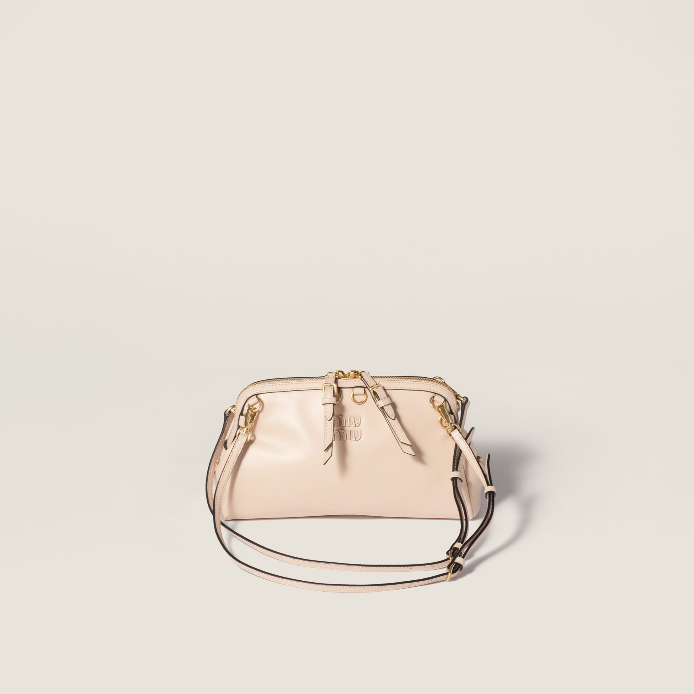 miumiu ハンドバッグ　レザーパッチワーク ◇直営店◇【MiuMiu】レザー パッチワーク ボーバッグ (MiuMiu