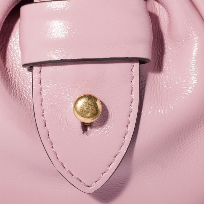 Caprice leather clutch
