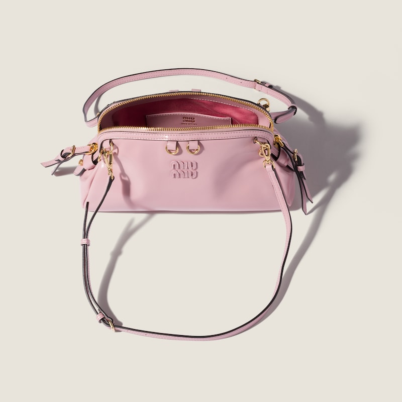 Caprice leather clutch