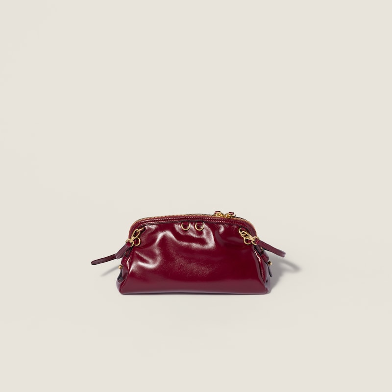 Caprice leather clutch