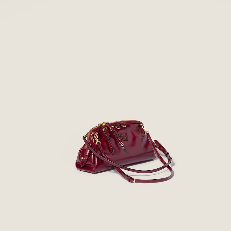 Caprice leather clutch