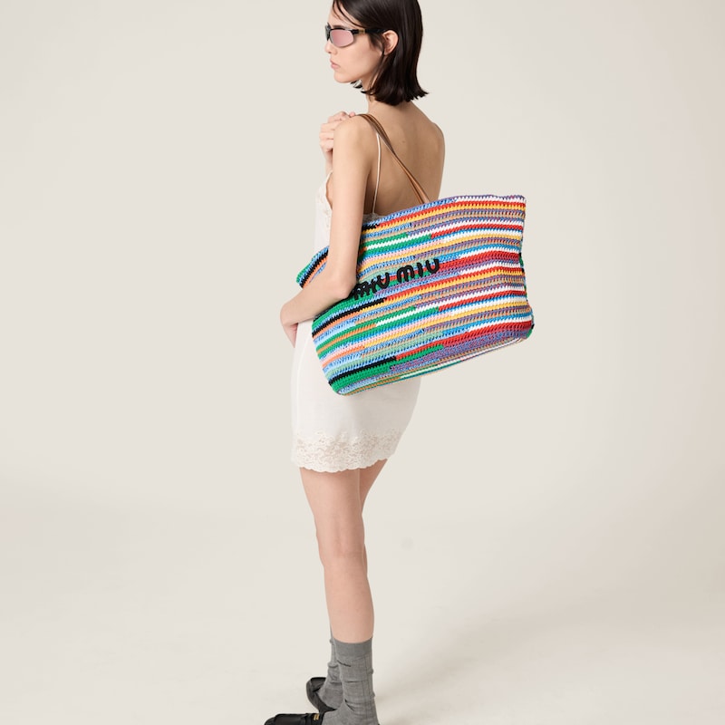 Bolsa tote em crochê