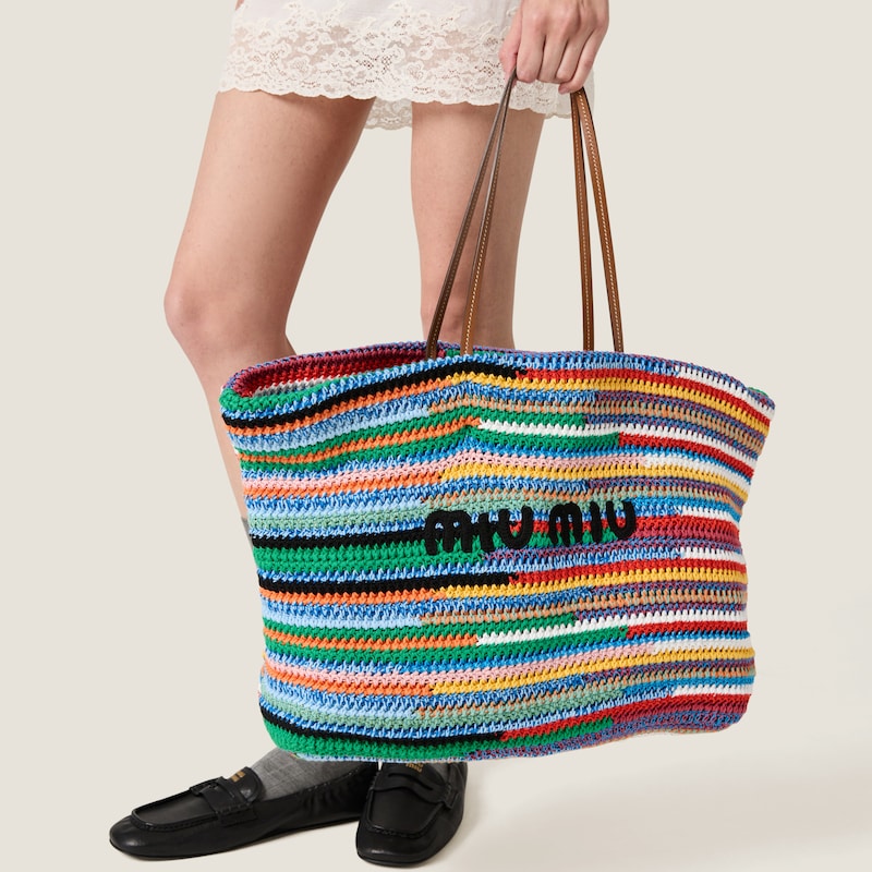 Bolsa tote em crochê