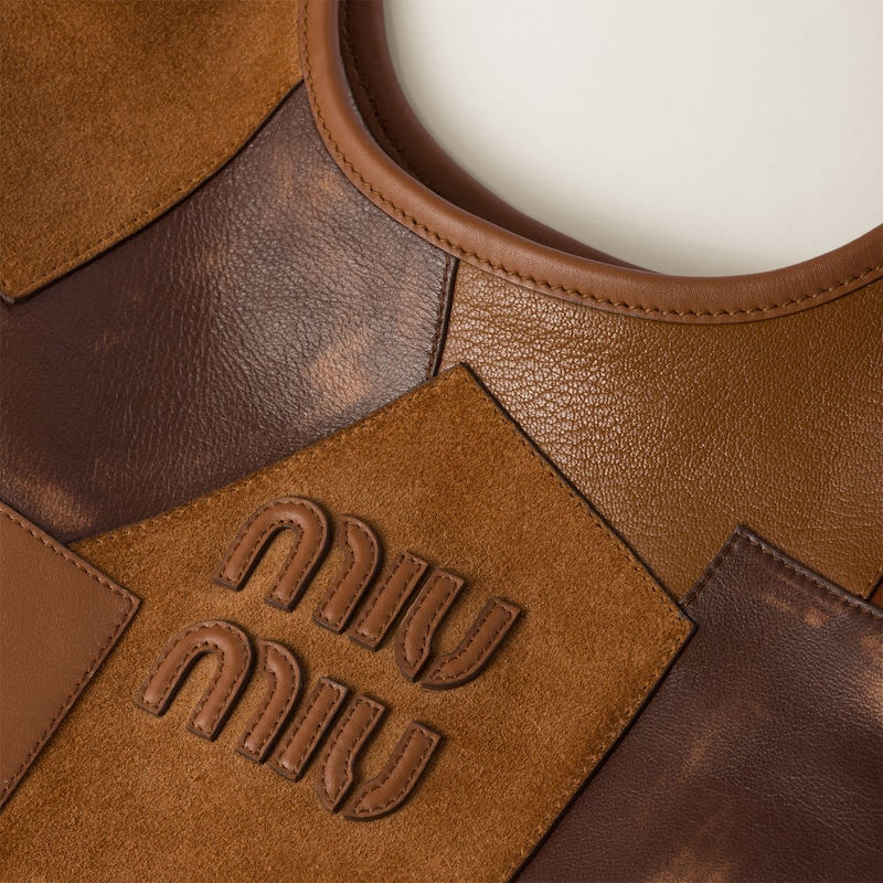 아이비 가죽 패치워크 백